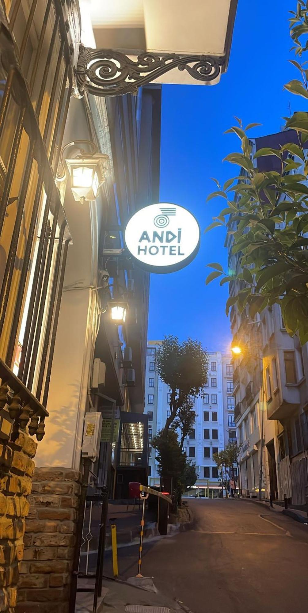 Andi Hotel Istanboel Buitenkant foto
